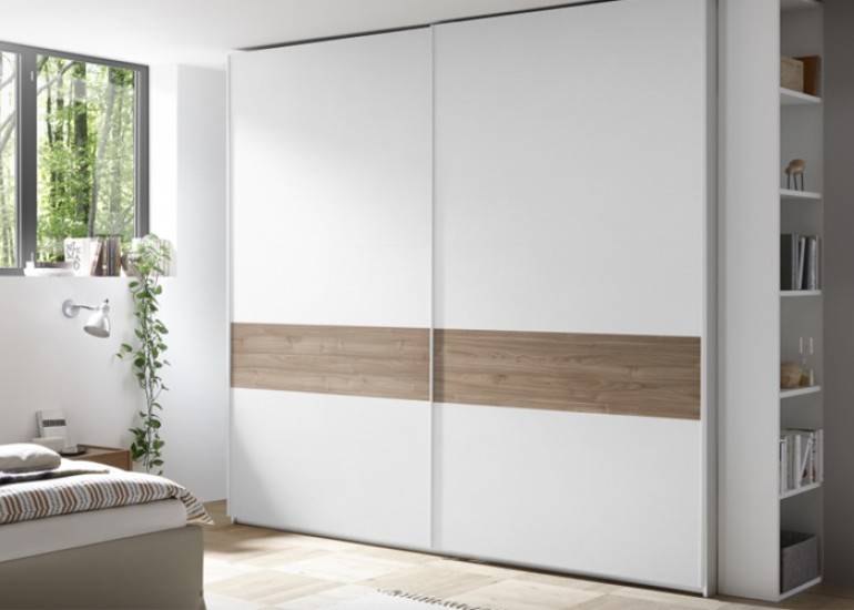 White Wardrobe - Sliding Door