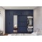 Dark Blue Wardrobe - Matt Finish